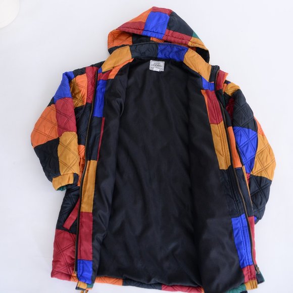 Colorful Patchwork Utility Jacket - Picture 15 of 15